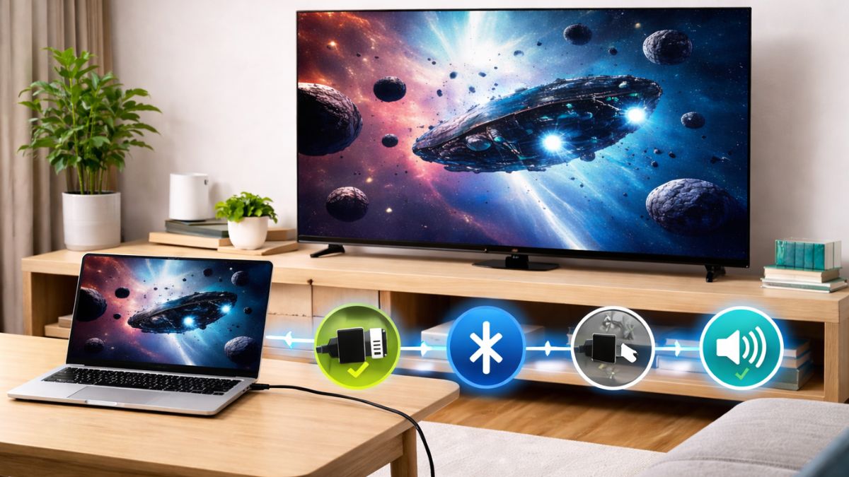 Cách kết nối âm thanh máy tính với tivi đơn giản, có tiếng ngay